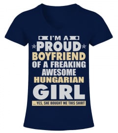 BOYFRIEND OF HUNGARIAN GIRL T SHIRTS