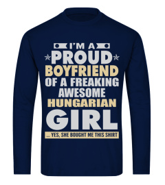 BOYFRIEND OF HUNGARIAN GIRL T SHIRTS