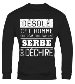 T-shirt Désolé Serbe