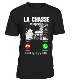 La Chasse M'appelle tee shirt humour