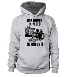 Hoe Dieper ik Ploeg - Boer t-shirt