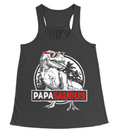 Papasaurus T shirt T rex Papa Saurus Dinosaur Men Dad Daddy