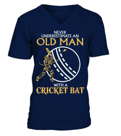 Old Man with Cricket Bat