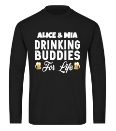 DRINKING BUDDIES CUSTOM NAME SHIRT