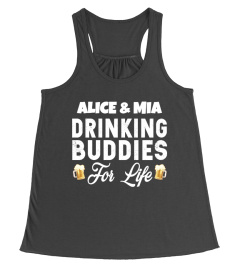 DRINKING BUDDIES CUSTOM NAME SHIRT