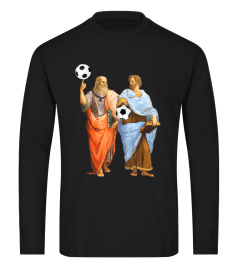 Plato and Aristotle - Soccer Balls Shirt