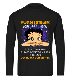 Mujer de Septiembre con tres lados