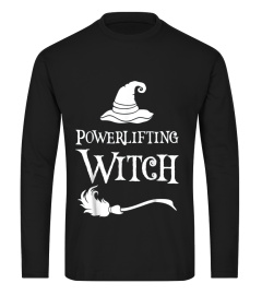 Powerlifting Witch T-Shirt Halloween Costume Shirt