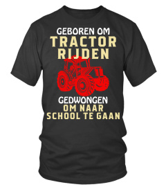 Geboren Om Tractor Rijden - Rood