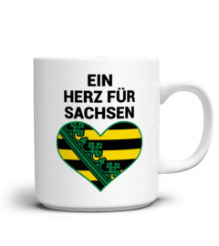 Ein Herz für Sachsen - Tasse