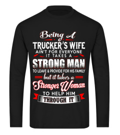 Trucker Wife Tshirt For Truck Driver's Wife