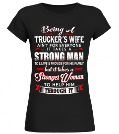Trucker Wife Tshirt For Truck Driver's Wife