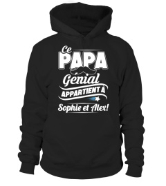 T-shirt Personnalisé-Ce Papa Appartient