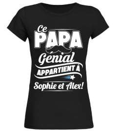 T-shirt Personnalisé-Ce Papa Appartient