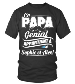 T-shirt Personnalisé-Ce Papa Appartient
