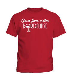 Tshirt Gavé fière d'être Bordelaise (10 coloris pour femmes/enfants)