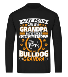 Bulldog Grandpa T Shirt Gift For Grandpa