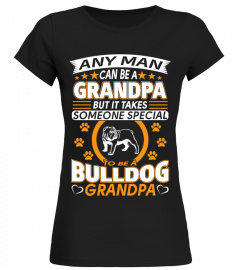 Bulldog Grandpa T Shirt Gift For Grandpa