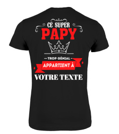 Personnalisable : Veste Baseball Ce Papy Génial Appartient à "votre texte" | Cadeau T-Collector®