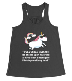 Vegan Unicorn Funny Tee
