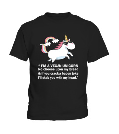 Vegan Unicorn Funny Tee