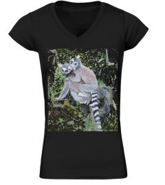 RING TAILED LEMURS T SHIRT BY _4