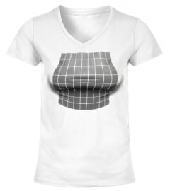 3d boobies optical illusion T-shirt