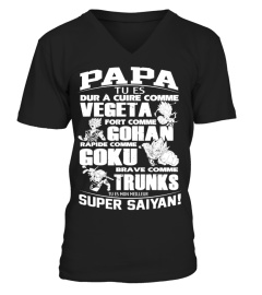 PAPA SUPER SAIYAN VEGETA GOKU T SHIRT