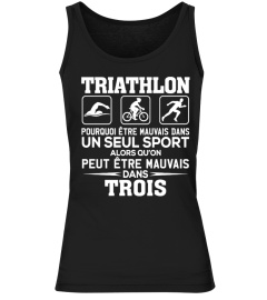 T-SHIRT DROLE HUMOUR  TRIATHLON