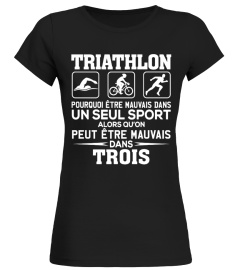 T-SHIRT DROLE HUMOUR  TRIATHLON