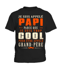 JE SUIS APPELE PAPI  PERCE QUE JE SUIS TROP COOL MERE T-SHIRT