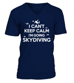 [T Shirt]75-cant keep calm skydiving