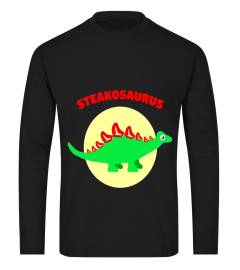 Steakosaurus - Funny Steak Dinosaur T-Shirt