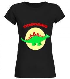Steakosaurus - Funny Steak Dinosaur T-Shirt