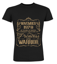 November 1978 40 Years Princess Warrior