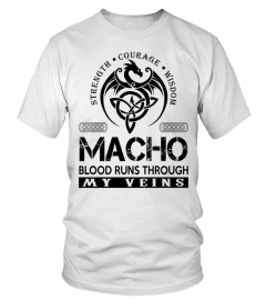 MACHO - My Veins Name Shirts