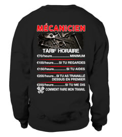 MÉCANICIEN TARIF HORAIRE