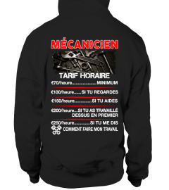 MÉCANICIEN TARIF HORAIRE