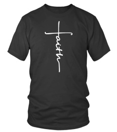 Faith cross women t-shirt Christian