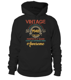 Vintage 100% All-American Made In 1948 One Of Kind A Living Legend Perfectly Aged 70 Years Old 70th Birthday T-Shirt