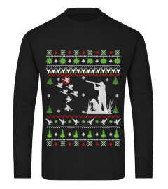 Duck Hunting Christmas Sweater With Dog