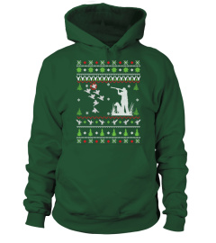 Duck Hunting Christmas Sweater With Dog