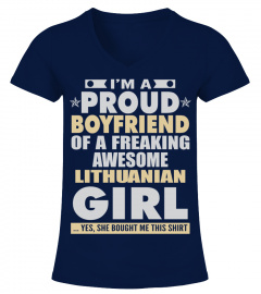 BOYFRIEND OF LITHUANIAN GIRL T SHIRTS
