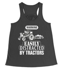 Easily Distracted By Tractors Hoodie