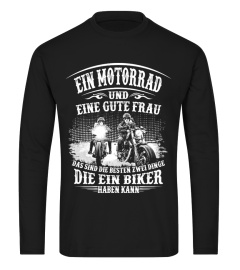 Ein Motorrad und eine gute Frau