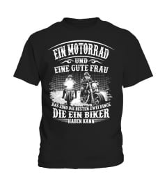 Ein Motorrad und eine gute Frau