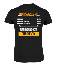 INSTALLATEUR STUNDENLOHN