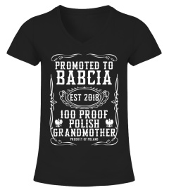 Promoted to Babcia Polish Grandmother 2018 Shirt