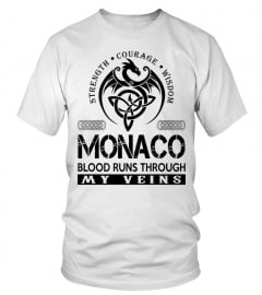 MONACO - My Veins Name Shirts