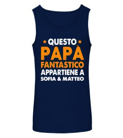 QUESTO PAPÀ FANTASTICO APPARTIENE A TSHIRT PERSONALIZZATO